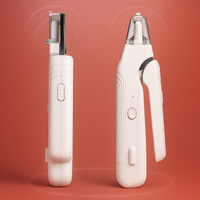 Miragepets™ 2-in-1 Rechargeable Pet Nail Clippers for Cats and Dogs with Quick Sensor, Safety Guard, and LED Lights